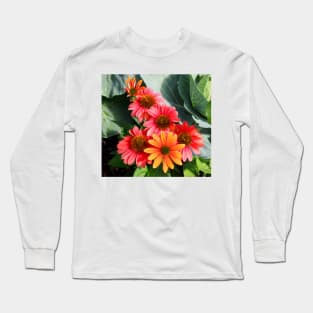 Cheyenne Spirit Echinacea Flowers in the Summer Garden Long Sleeve T-Shirt